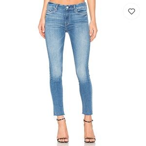 MOTHER the looker ankle fray jeans